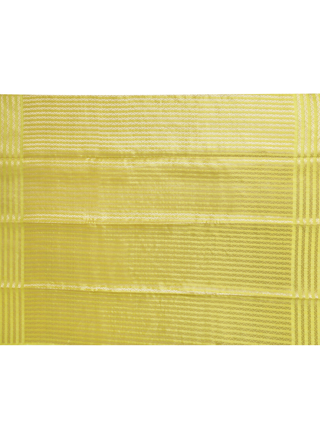 Shailsute Lime Green Banarasi Saree – studio shot 9